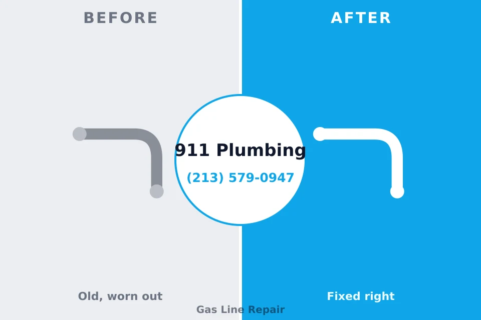Before and after: plumbing repair Culloden, WV
